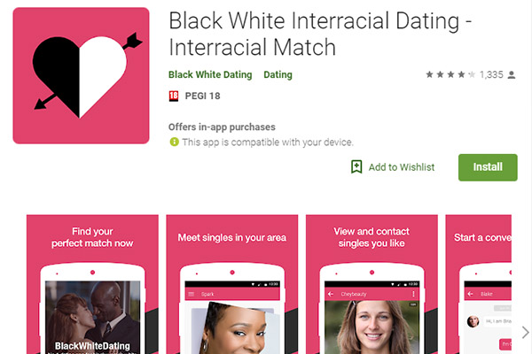 black and white interracial dating app