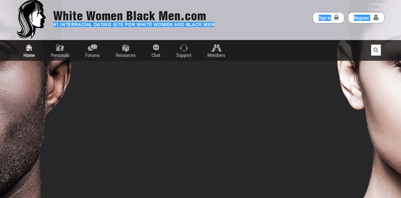 White Women Black Men.com Logo